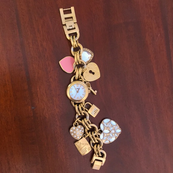 Fossil Jewelry - Fossil Gold Charm 👑 Bracelet Watch 🕰